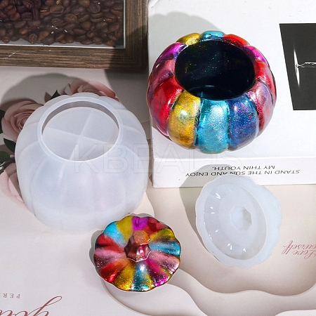 Thanksgiving Day Theme DIY Pumpkin Storage Box Food Grade Silicone Molds THXG-PW0001-055-1