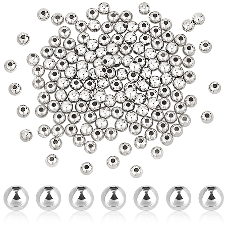 300Pcs Rack Plating Brass Spacer Beads KK-PH0012-43C-S-1