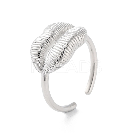 Non-Tarnish 304 Stainless Steel Open Cuff Rings RJEW-H217-01P-1