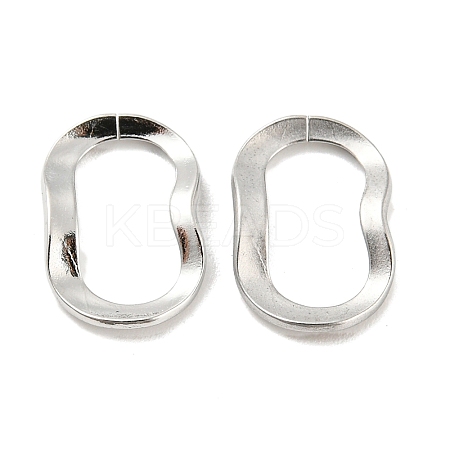 Non-Tarnish 304 Stainless Steel Linking Rings STAS-I202-06P-1