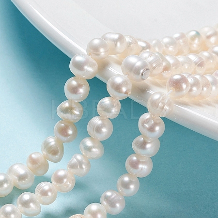Natural Cultured Freshwater Pearl Beads Strands PEAR-I004-06-01A-1