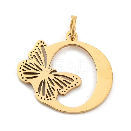 Ion Plating(IP) 201 Stainless Steel Pendants STAS-N103-184G-O-1