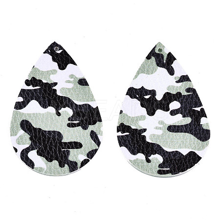 Imitation Leather Big Pendants FIND-T062-006A-1