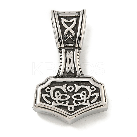 316 Surgical Stainless Steel Pendants STAS-E212-103AS-1