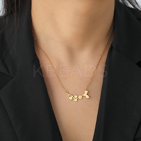 304 Stainless Steel Pendant Necklaces LS-NJEW-H010-01G-1