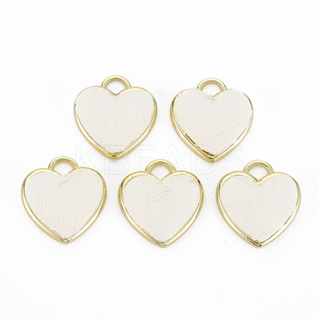 Light Gold Plated Alloy Pendants PALLOY-N154-31A-NR-1