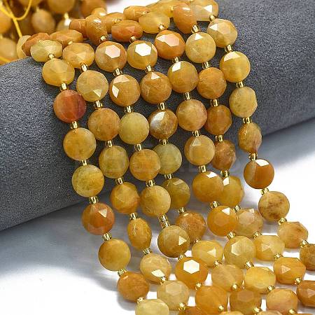 Natural Topaz Jade Beads Strands G-C116-A121-01-1