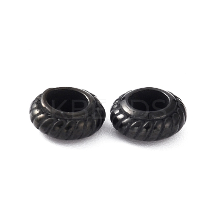 Ion Plating(IP) 304 Stainless Steel European Beads STAS-I069-04B-1