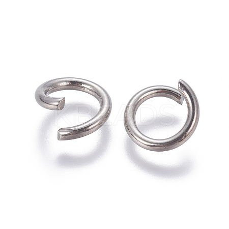 Non-Tarnish 304 Stainless Steel Open Jump Rings LS-X-STAS-G190-15P-1