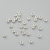 PVD Vacuum Plating Brass Round Spacer Beads X-KK-I601-3mm-S-RS-2