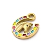 304 Stainless Steel Enamel Pendants X-STAS-B085-33G-2