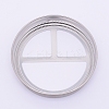 304 Stainless Steel Tooth Lid STAS-WH0015-92P-2