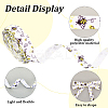 Polyester Bees Printed Grosgrain Ribbons SRIB-WH20020-018B-5