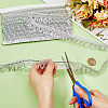 15 Yards Filigree Polyester Lace Fringe Trim OCOR-WH0089-13B-3