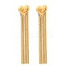 304 Stainless Steel Stud Earrings EJEW-Z098-02G-4