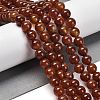 Natural Striped Agate/Banded Agate Beads Strands G-B079-A05-03A-1
