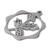 Non-Tarnish 304 Stainless Steel Pendants STAS-P338-01I-P-2