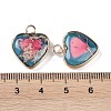 Dyed Synthetic Imperial Jasper Pendants G-P529-08G-08-3