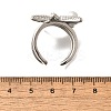 Brass Cuff Rings for Women RJEW-Q008-02P-4