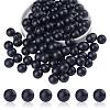 100Pcs Silicone Beads Round Rubber Bead 15MM Loose Spacer Beads for DIY Supplies Jewelry Keychain Making JX452A-1