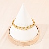 304 Stainless Steel Link Chain Bracelets for Women BJEW-H207-01E-G-2