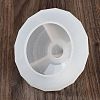 Faceted Round DIY Candle Cup Silicone Molds DIY-Q037-07B-6