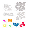 Flower & Leaf & Butterfly Frame Carbon Steel Cutting Dies Stencils DIY-TA0002-88-1