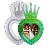 Crown Theme DIY Photo Frame Silicone Molds DIY-P074-01B-1