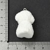 Flocking Resin Pendants LS-RESI-K203-14A-4
