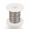 Tarnish Resistant 304 Stainless Steel Paperclip Chains CHS-F010-01H-P-3