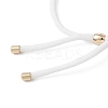3MM Round Nylon Twisted Cord Slider Bracelet Making AJEW-JB01467-4