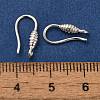 Brass Earring Hooks KK-H502-16S-3