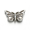 Butterfly Tibetan Style Alloy Beads TIBEB-ZN-14230-AS-RS-1