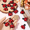 40Pcs Insect Theme Opaque Resin Decoden Cabochons RESI-SC0005-88-3