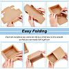 Kraft Paper Storage Gift Drawer Boxes CON-WH0095-56D-4
