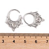Rack Plating Brass Cubic Zirconia Earrings EJEW-S219-11P-3