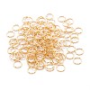 Brass Open Jump Rings KK-F824-108D-G-1