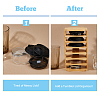 Bamboo Rattan Food Storage Stands AJEW-WH0534-52-4