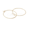 Ion Plating(IP) 316 Surgical Stainless Steel Hoop Earrings Findings STAS-D183-02G-03-2