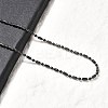 2MM 201 Stainless Steel Column Ball Chain Necklaces NJEW-C097-01B-3