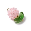 Glass Seed Beads Pendants PALLOY-MZ00592-03-3