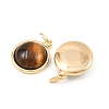 Natural Tiger Eye Pendants KK-H538-22A-G-2