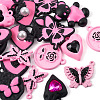 20Pcs 10 Style Spray Painted Alloy Pendants FIND-TA0002-89-3