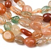 Natural Agate Nuggets Beads Strands G-B170-A02-4