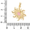 Brass Micro Pave Cubic Zirconia Pendants X-KK-S507-09B-G-3