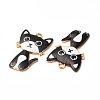 Alloy Enamel Pendants ENAM-M046-10G-C-3