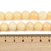 Natural Yellow Calcite Beads Strands G-C251-A01-10mm-5