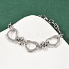 201 Stainless Steel Cable Chain Bracelets for Women BJEW-B143-14P-2