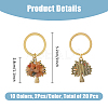 Natural & Synthetic Gemstone Keychain KEYC-FH00012-2