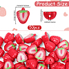 50Pcs Printed Opaque Acrylic Beads OACR-PA0001-79-2